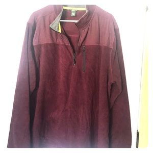 🎣Bass Burgundy XXL 3/4 Zip Pullover